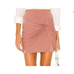 Lovers + Friends Women's Camila Twist Skirt in Nude Pink Size Small
